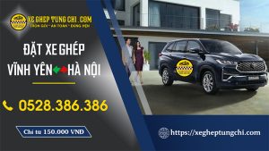 Đặt Xe Ghép Vĩnh Yên Hà Nội