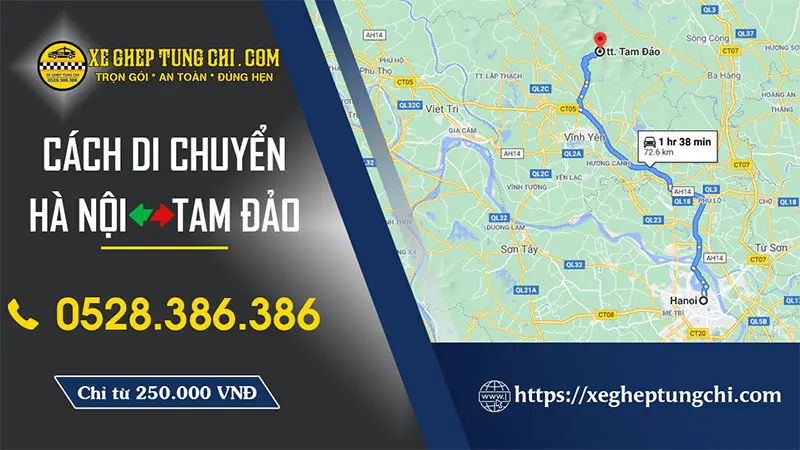 Xe 16 Chỗ Đi Tam Đảo 6 Di Chuyển Từ Hà Nội Đến Tam Đảo