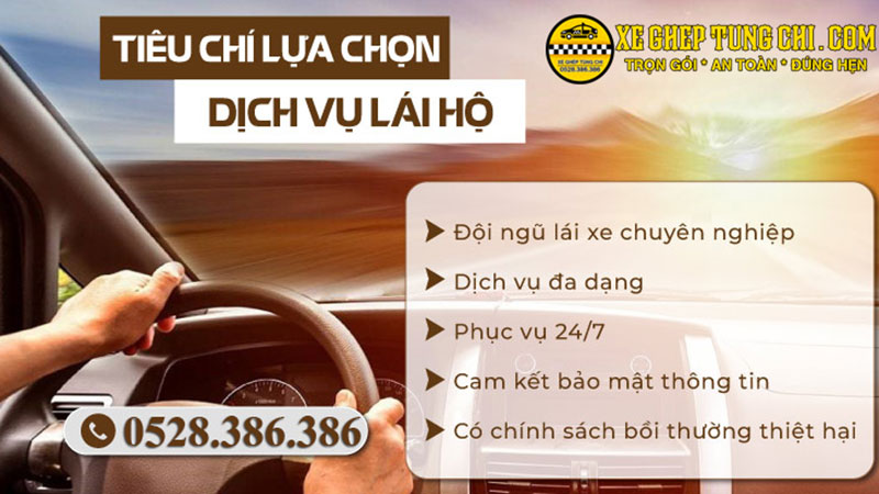 Dịch Vụ Lái Xe Hộ 4 Tiêu Chí Dịch Vụ Lái Xe Hộ