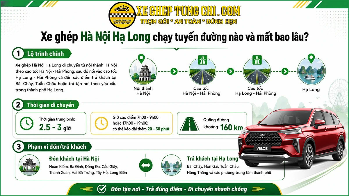 Xe Ghép Hà Nội Quảng Ninh 6 Lộ Trình Xe Ghép Hà Nội Hạ Long