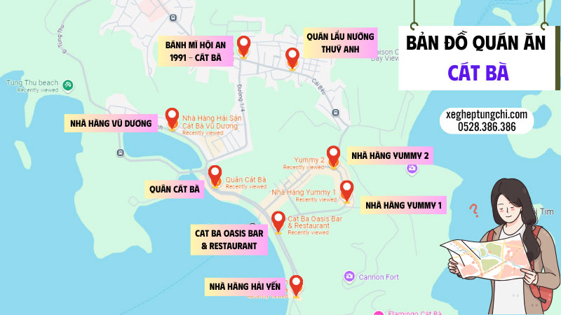 Nhà Xe Hà Nội Hải Phòng 27 Bản Đồ Các Quán Ăn Ngon Ở Cát Bà