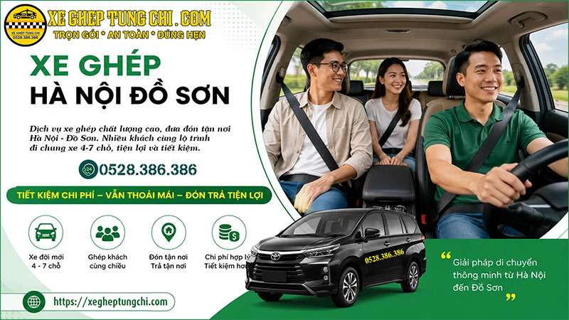 Xe Ghép Hà Nội Đồ Sơn 26 Dịch Vụ Xe Ghép Hà Nội Đồ Sơn Uy Tín Giá Rẻ