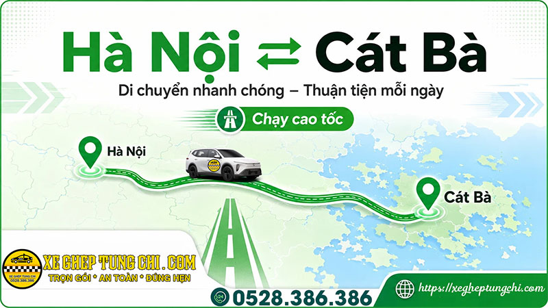 Xe Ghép Hà Nội Cát Bà 9 Lộ Trình Xe Ghép Hà Nội Cát Bà