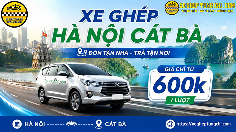 Xe Ghép Hà Nội Cát Bà 12 Dịch Vụ Xe Ghép Hà Nội Cát Bà Giá Rẻ