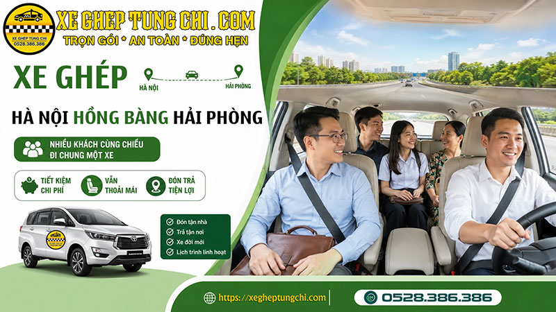 Xe Ghép Hà Nội Hồng Bàng 6 Dịch Vụ Xe Ghép Hà Nội Hồng Bàng Giá Rẻ