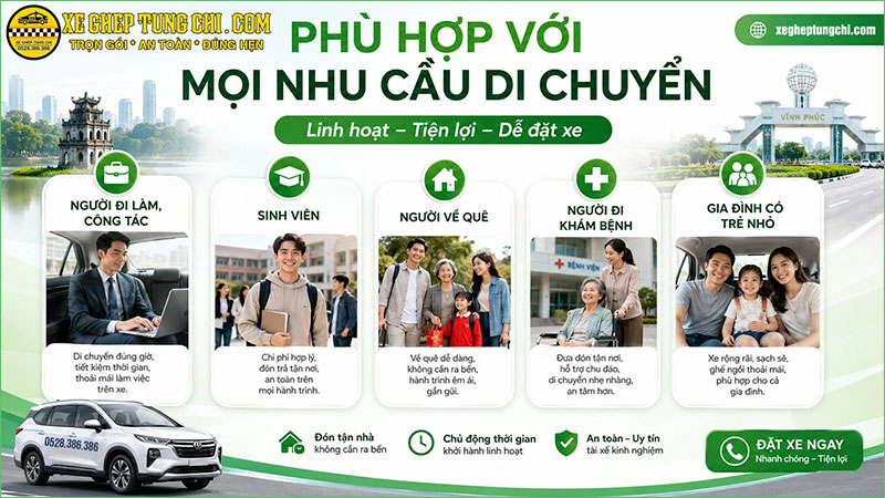 Xe 16 Chỗ Đi Tam Đảo 4 Đối Tượng Phù Hợp Xe Ghép Hà Nội Vĩnh Phúc