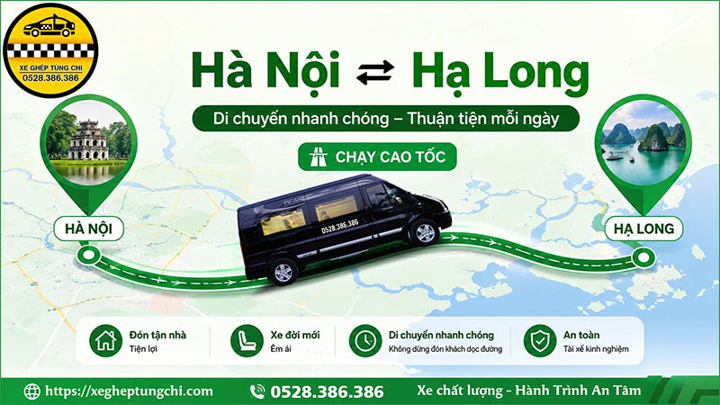 Xe 16 Chỗ Đi Hạ Long 5 Lộ Trình Di Chuyển Hà Nội - Hạ Long - Quảng Ninh