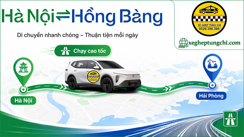 Xe Ghép Hà Nội Hồng Bàng 16 Lộ Trình Xe Ghép Hà Nội Hồng Bàng