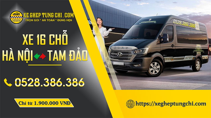 Xe 16 Chỗ Đi Tam Đảo 1 Xe 16 chỗ đi Tam Đảo du lịch từ Hà Nội giá rẻ