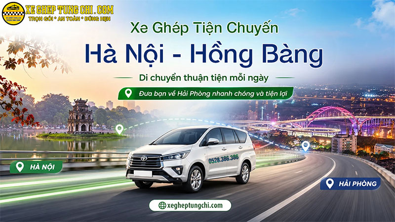 Xe Ghép Hà Nội Hồng Bàng 8 Xe Ghép Hà Nội Hồng Bàng Đón Trả Tận Nơi